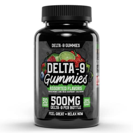 Delta-9 THC Gummies Hemp Bombs Legal 50ct