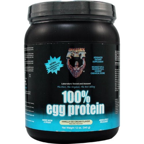 100% Egg Protein Vanilla Flavor 12oz Healthy N Fit