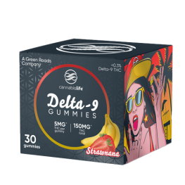 Strawnana Delta-9 Gummies Cannabis Life 150mg 30ct