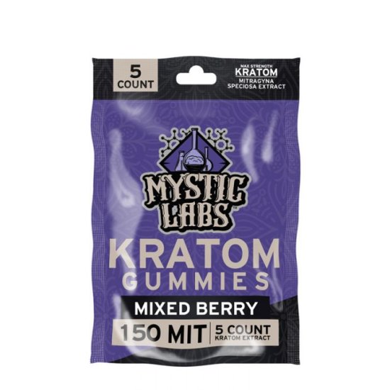 Kratom Gummies Mystic Labs 5ct for Sale