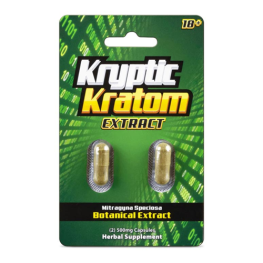 Kryptic Kratom Extract Mitragyna Speciosa Capsules