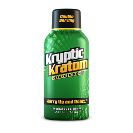 Kryptic Kratom Relaxation Shot Mitragynine Safe Effects for Sale