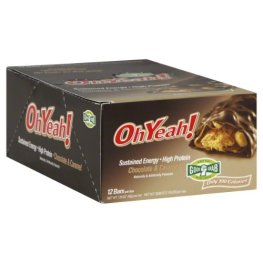 ISS OhYeah!Bar natural essential fats Choco caramel 12CT