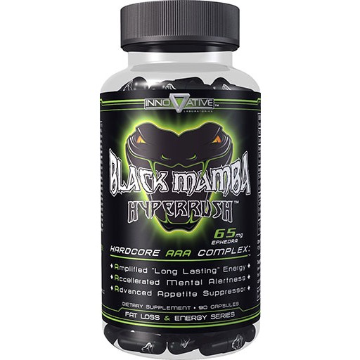 Black Mamba HyperRush Cheapest Ephedra Pills Fat Burner Alkaloid