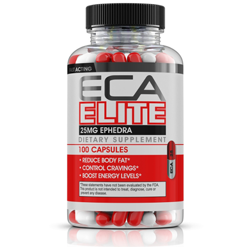 ECA Elite 25mg Ephedra Fat Buster by Hard Rock Supplements - Click Image to Close