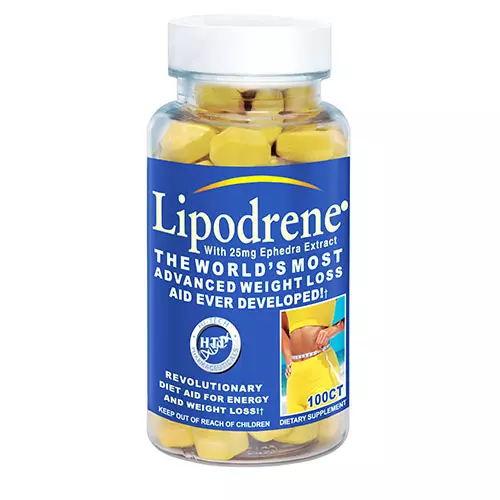 Lipodrene with Ephedra Hi Tech Original Yellow Ephedra Diet Pill