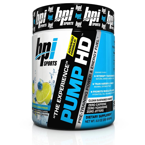 Pump-HD Yohimbe Free BPI Pro Anabolic Pre Workout Supplement