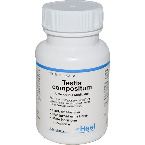Testis Compositum 100ct Heel BHI Testosterone Product