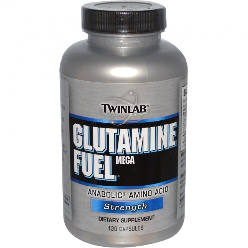 Glutamine Fuel Twin Lab 120 caps Anabolic Amino Acid Strength