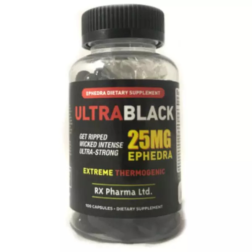 Ultra Black 25mg Ephedra Compare to Black Widow