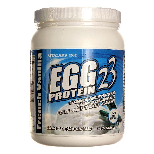 Egg Protein 23 Powder Vitalabs Fat Free 14.84 oz Pure Egg White